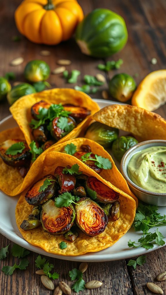 roasted brussels sprouts tacos roasted brussels sprouts tacos