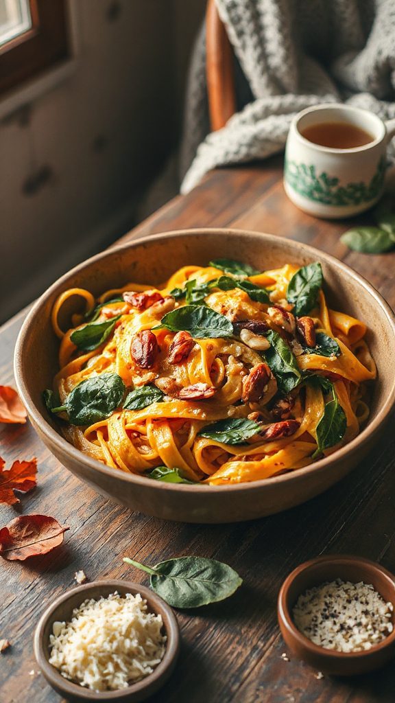 roasted butternut squash pasta