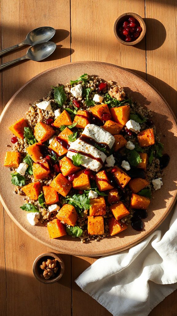 roasted butternut squash salad