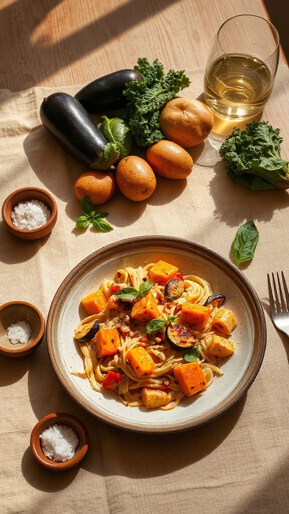 roasted vegetable pasta recipe