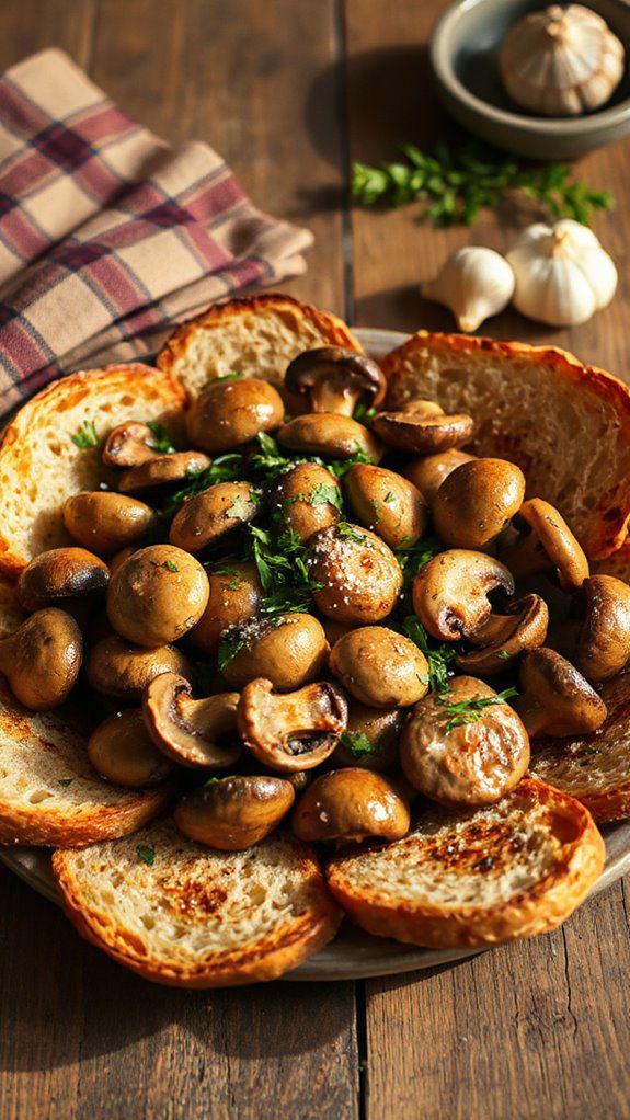 saut ed mushrooms on toast saut ed mushrooms on toast