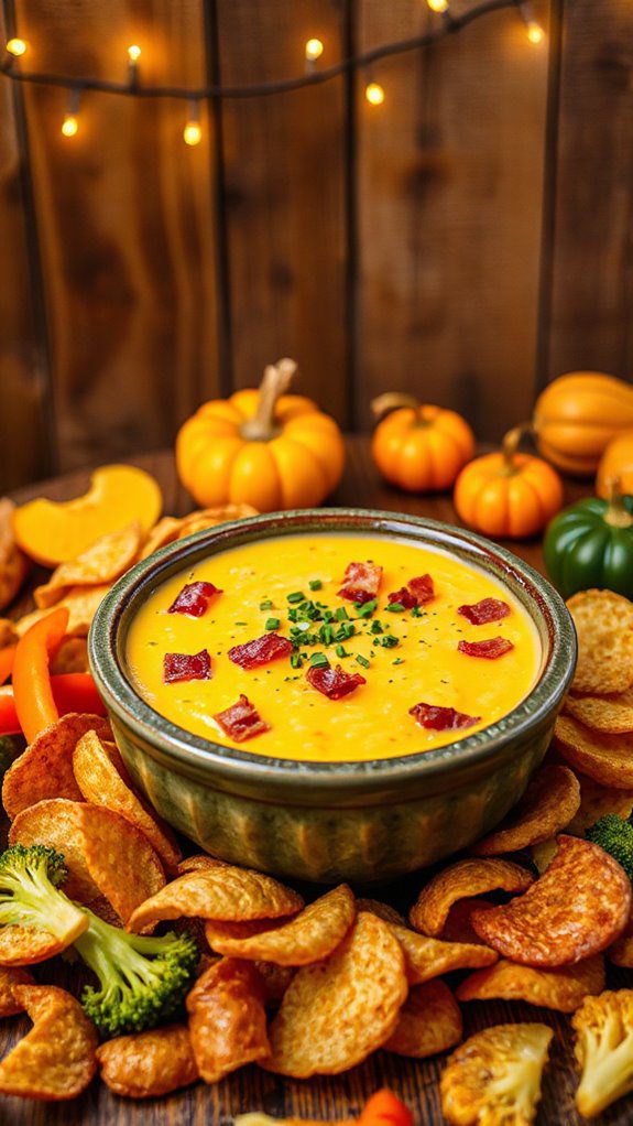 savory bacon cheddar dip