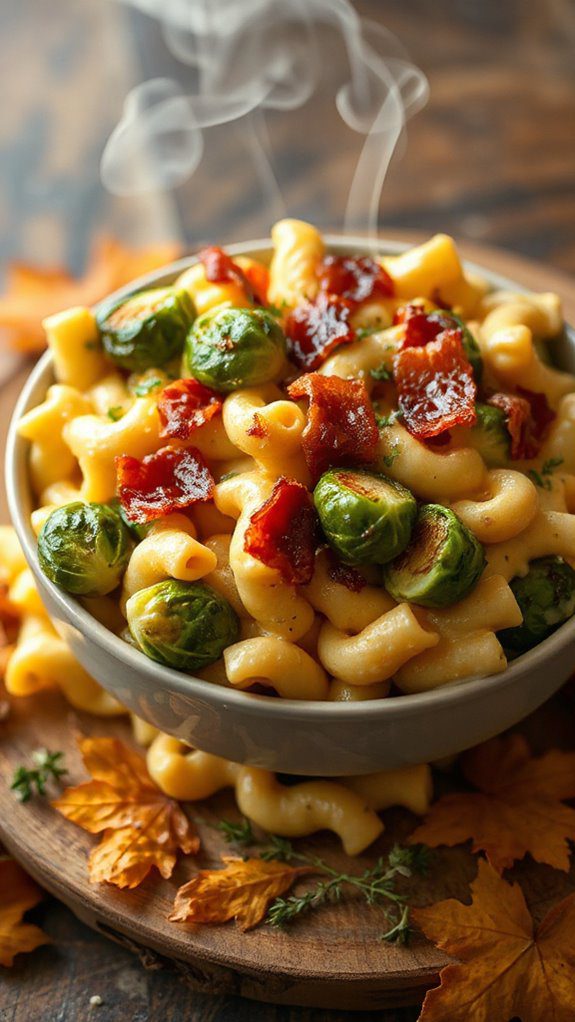 savory bacon sprouts mac and cheese savory bacon sprouts mac and cheese