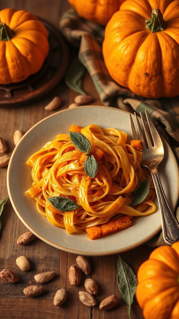 savory butternut squash pasta