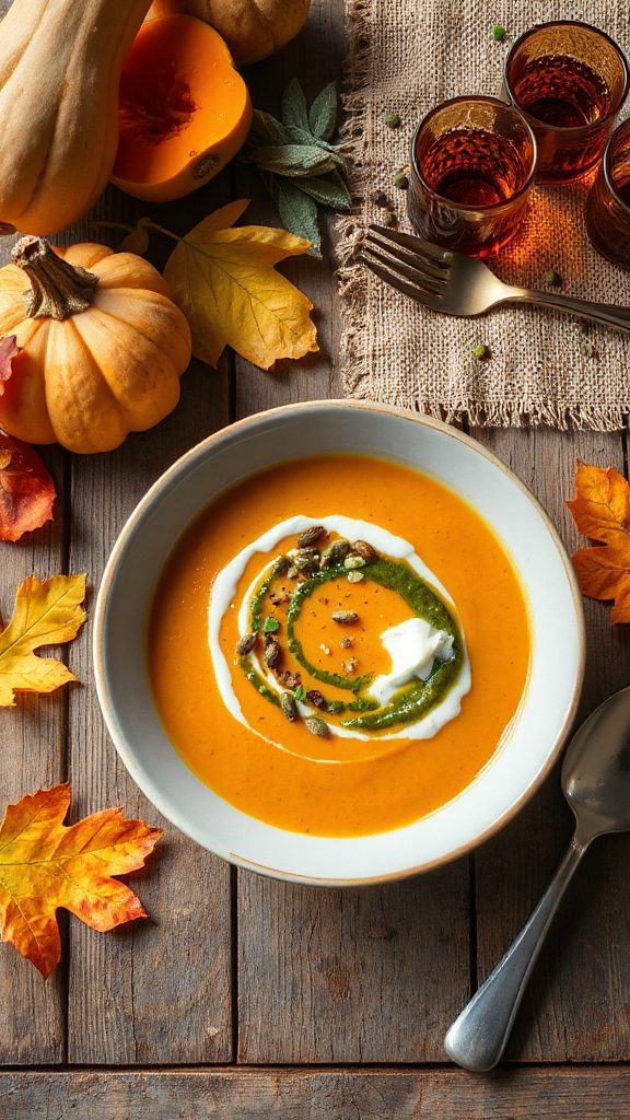 savory butternut squash soup