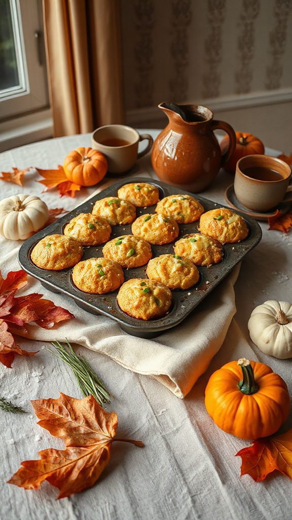 savory cheddar chive muffins