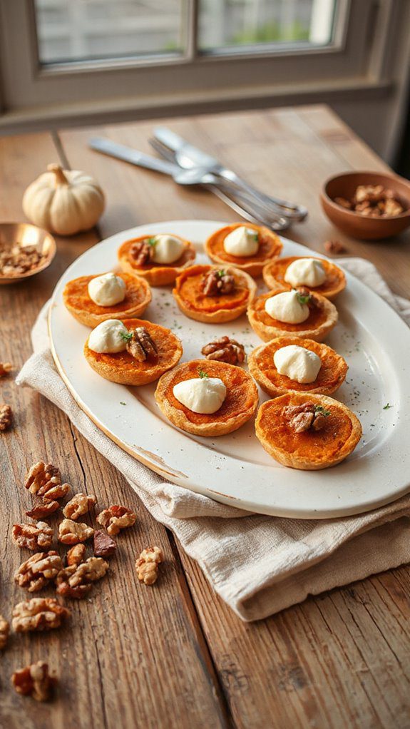 savory fall pumpkin tart