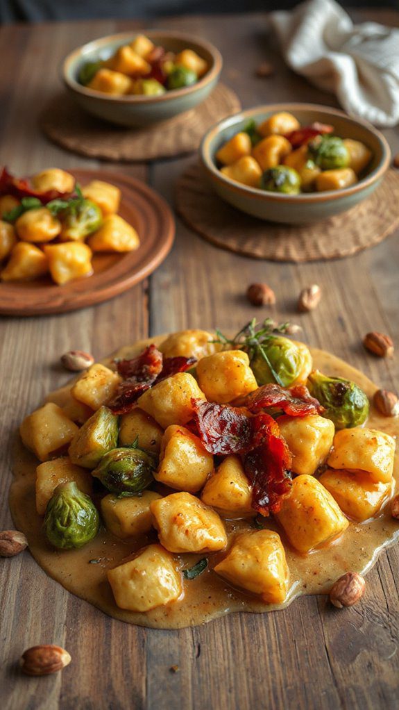 savory gnocchi with brussels sprouts savory gnocchi with brussels sprouts