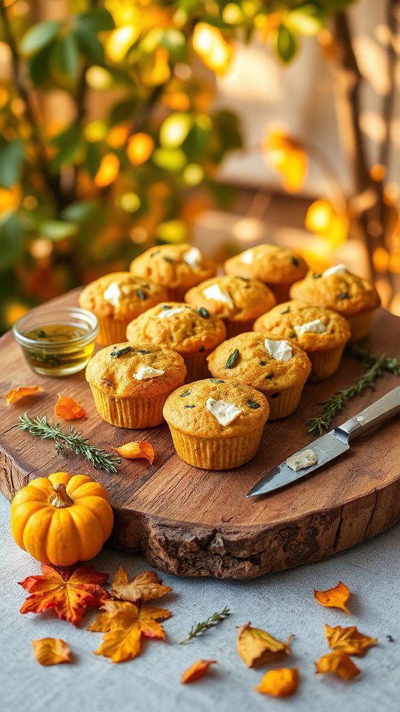 savory goat cheese muffins