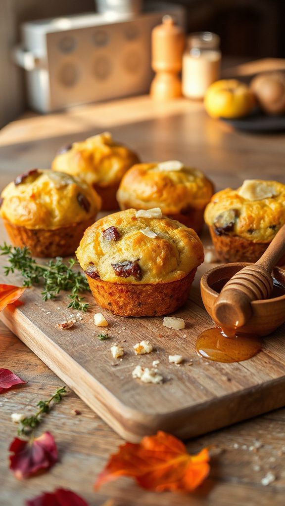 savory gruyere onion muffins