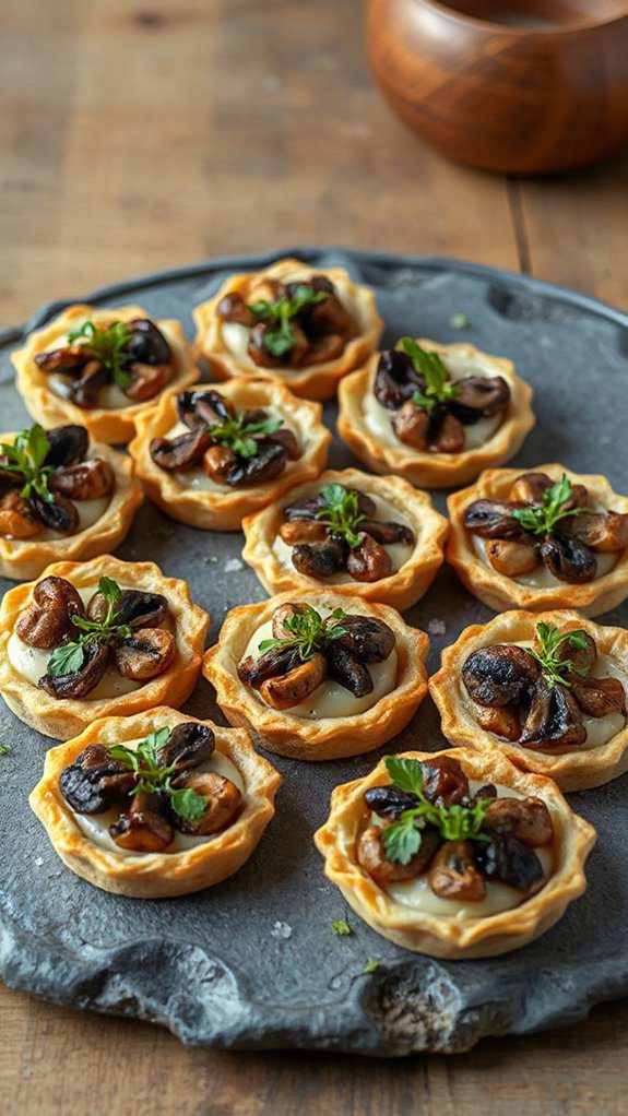 savory mushroom tartlet recipe savory mushroom tartlet recipe
