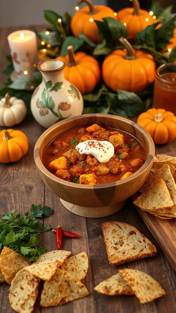 savory pumpkin chili recipe