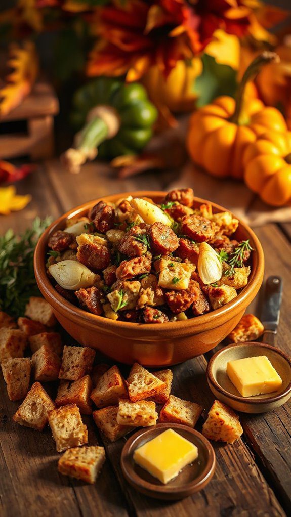 savory sausage and fennel stuffing