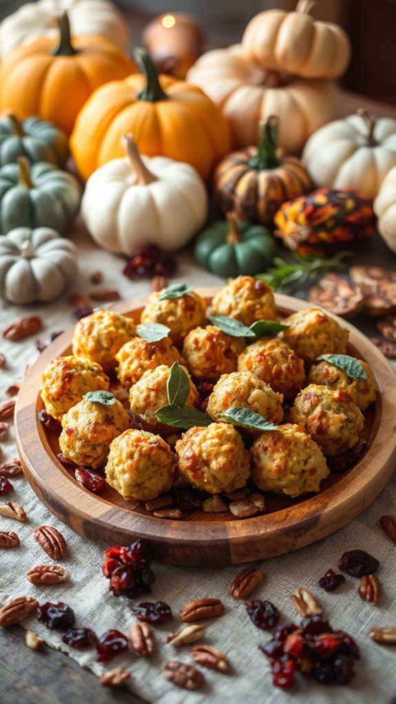 savory sausage stuffing appetizer