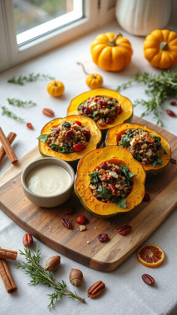 savory stuffed acorn squash savory stuffed acorn squash