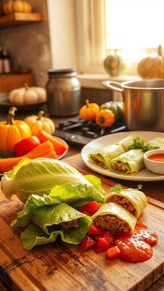 savory stuffed cabbage rolls