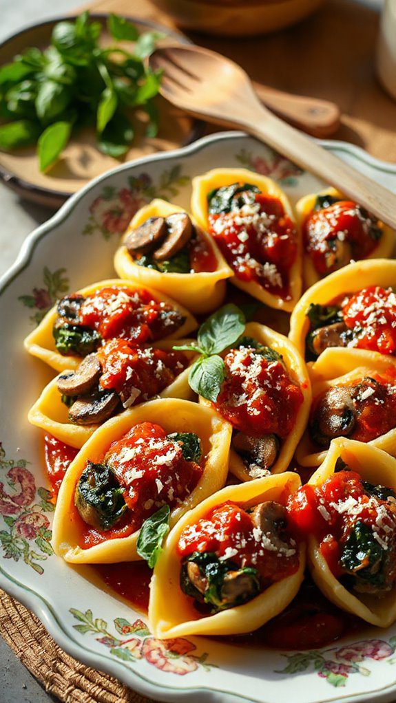 savory stuffed pasta delight