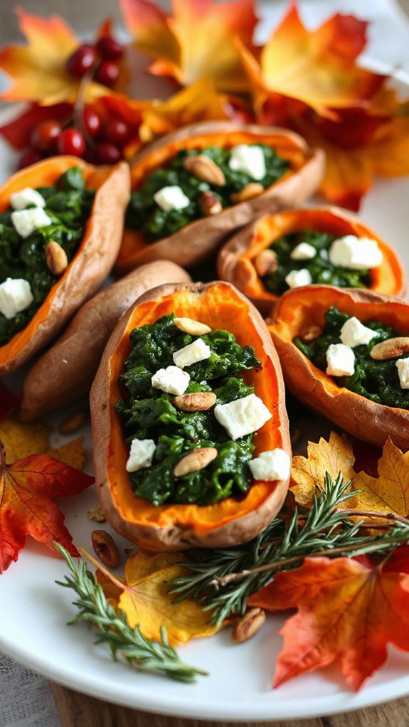 savory stuffed sweet potatoes