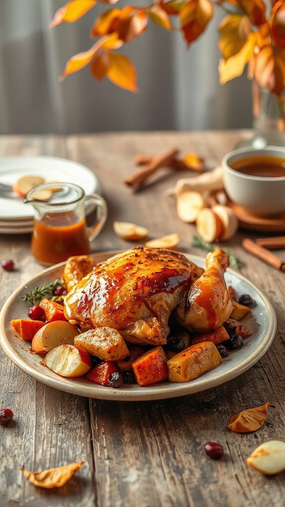 savory sweet autumn chicken dish savory sweet autumn chicken dish