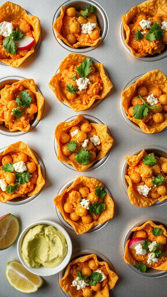 savory sweet potato taco cups
