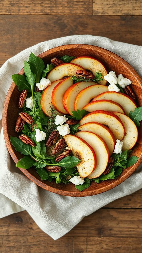 seasonal spices enhance salad