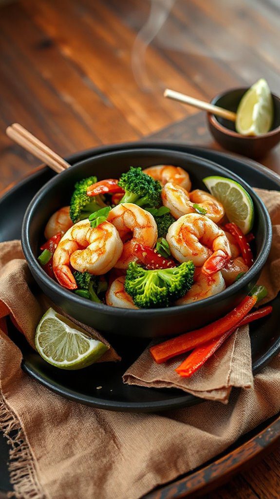 shrimp and broccoli stir fry