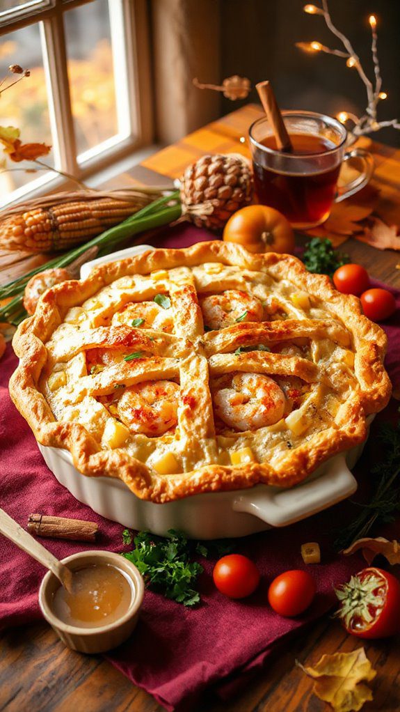 shrimp corn chowder pie recipe shrimp corn chowder pie recipe