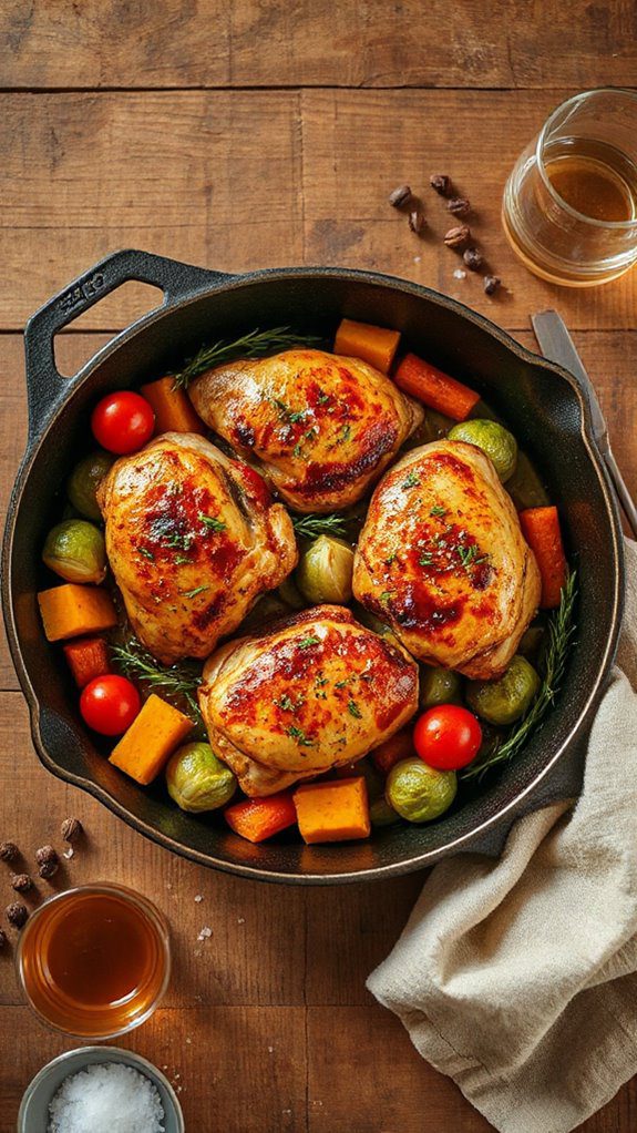 simple one pan chicken dinner