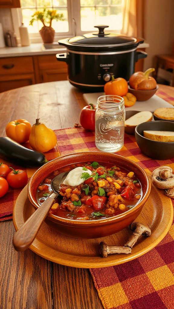 slow cooker lentil chili recipe slow cooker lentil chili recipe