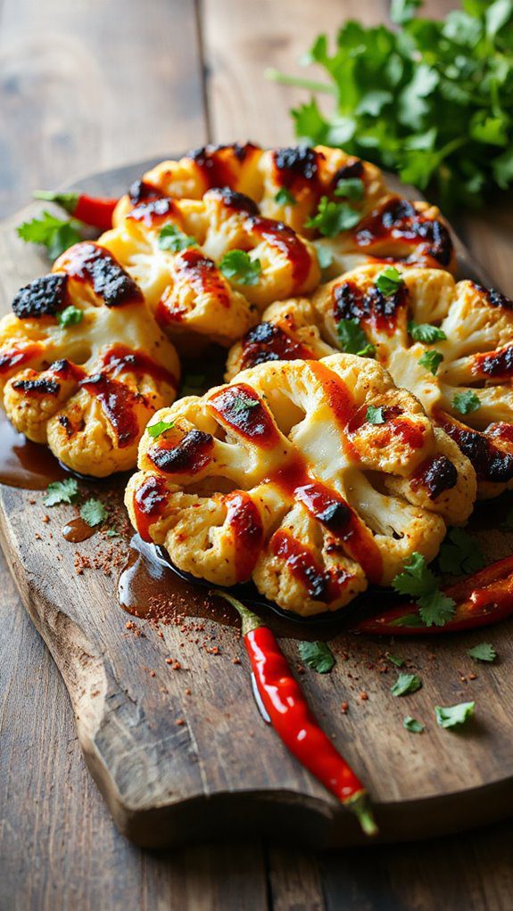 smoky cauliflower steak variations