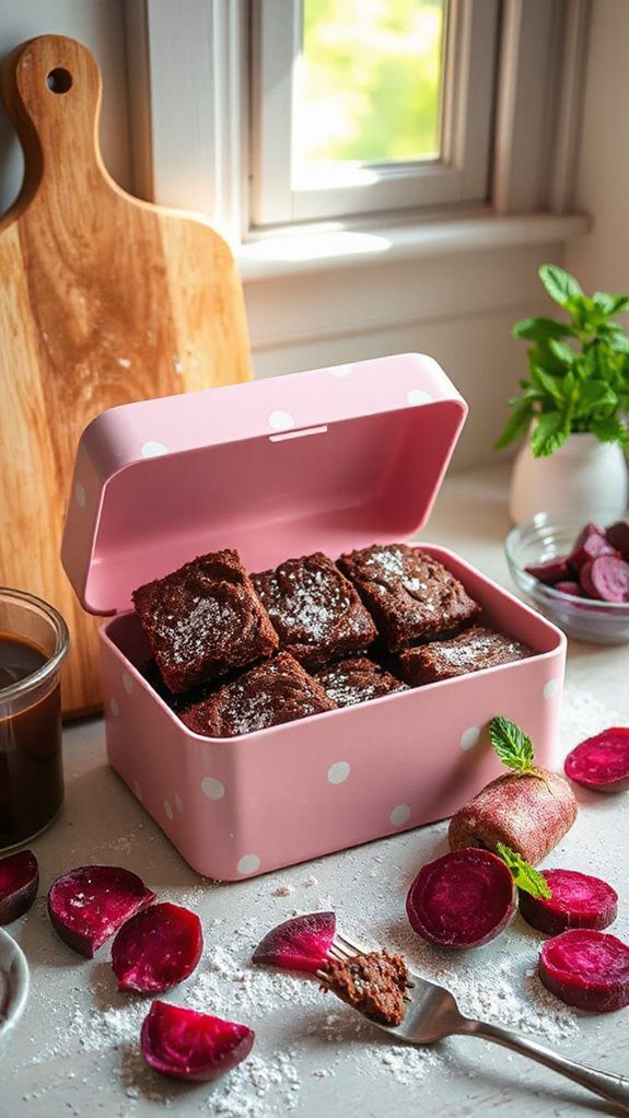 sneaky beet brownies recipe