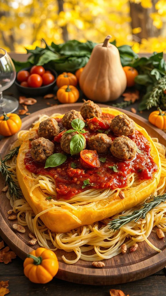 spaghetti squash with marinara