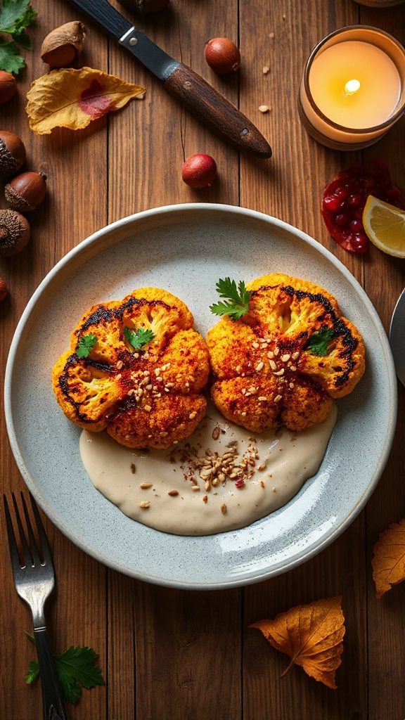 spiced cauliflower steaks recipe