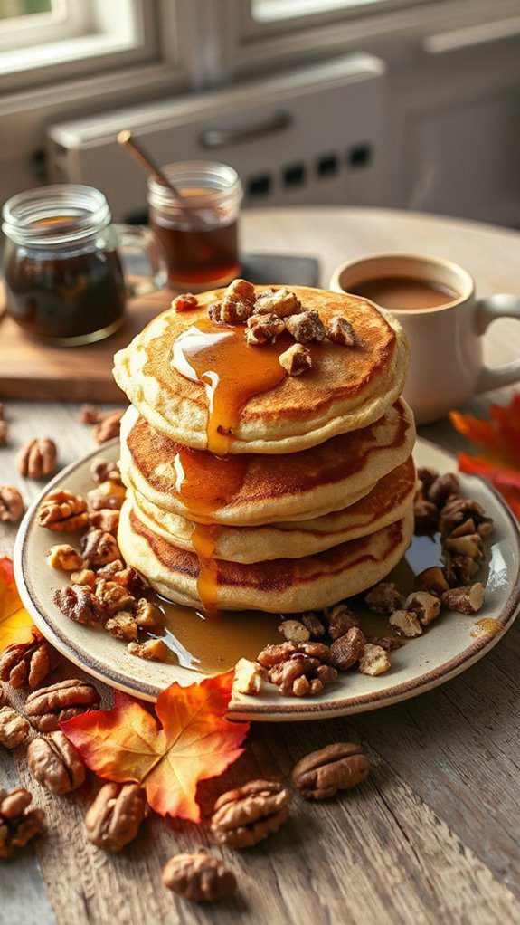 spiced pancakes with walnuts spiced pancakes with walnuts