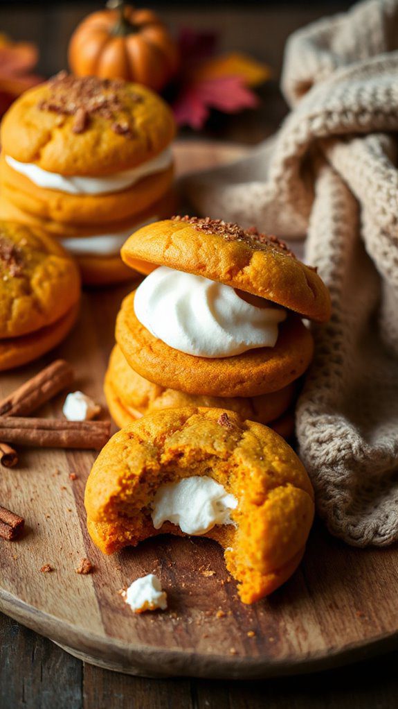 spiced pumpkin whoopie pies spiced pumpkin whoopie pies