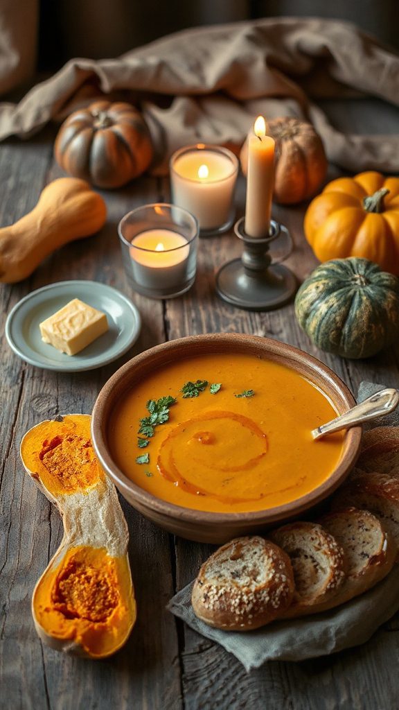spicy creamy squash soup