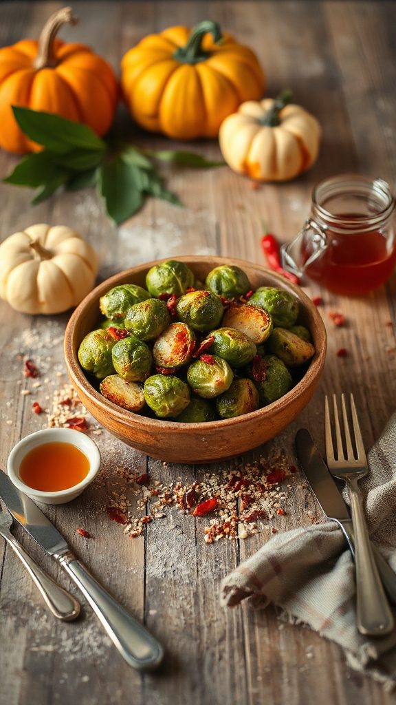 spicy honey garlic brussels sprouts spicy honey garlic brussels sprouts