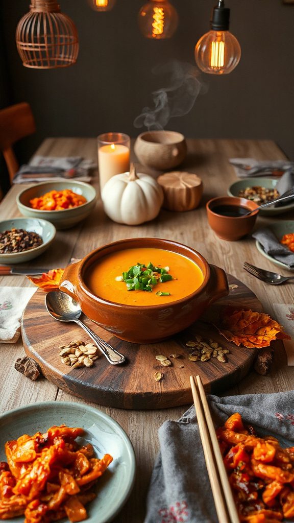 spicy korean pumpkin soup spicy korean pumpkin soup