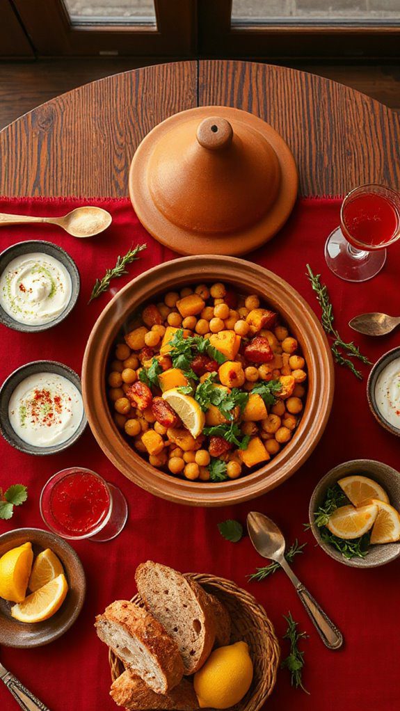 spicy moroccan chickpea stew