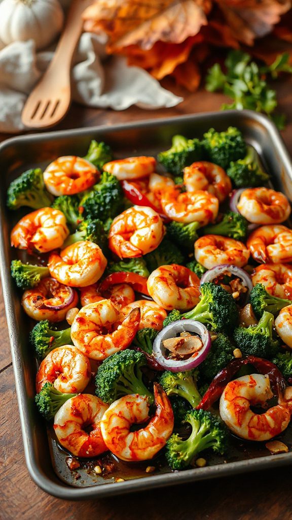 spicy shrimp and broccoli dinner spicy shrimp and broccoli dinner
