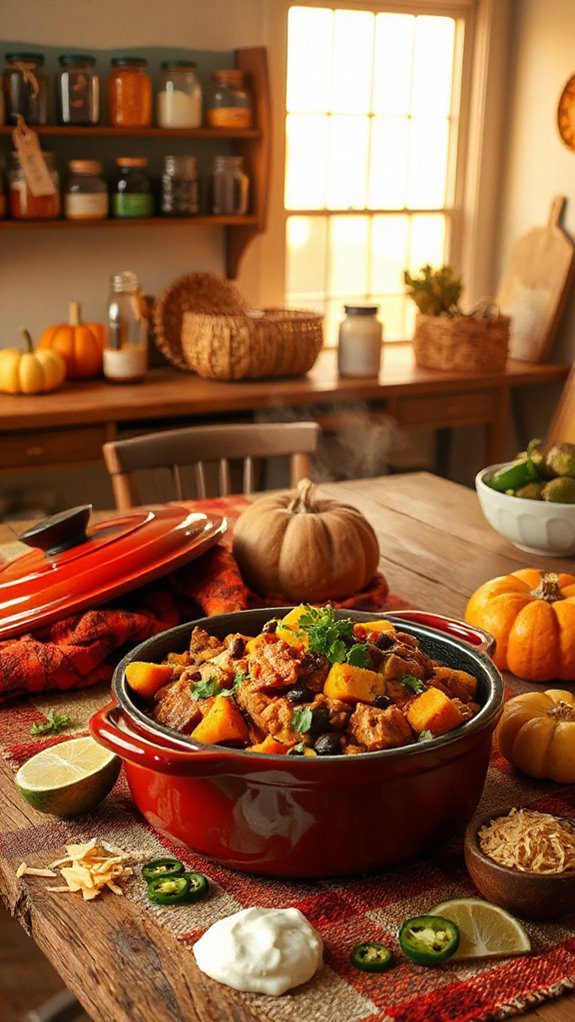 spicy turkey pumpkin chili
