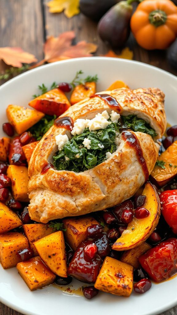 spinach and feta chicken spinach and feta chicken