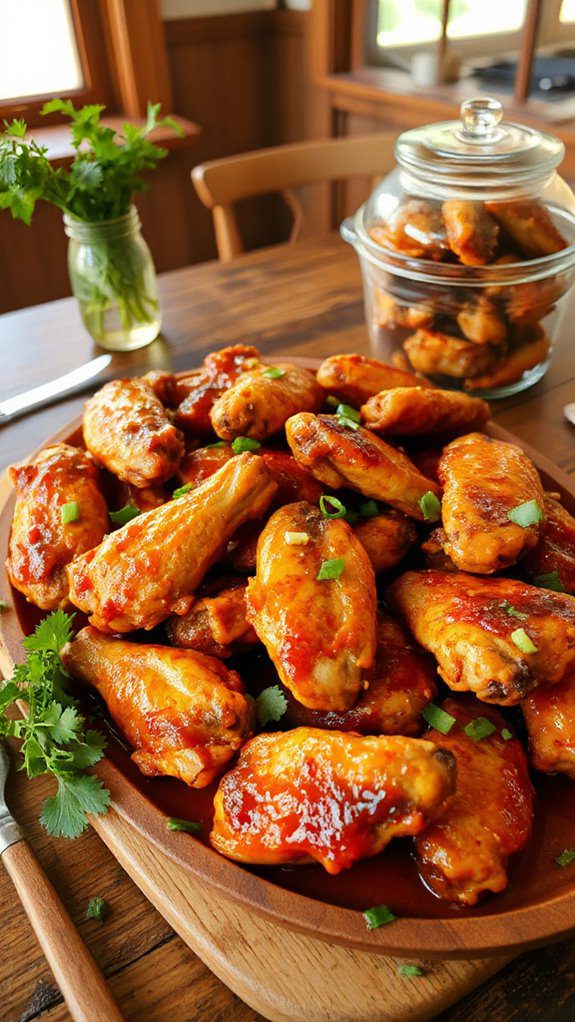 storing leftover chicken wings