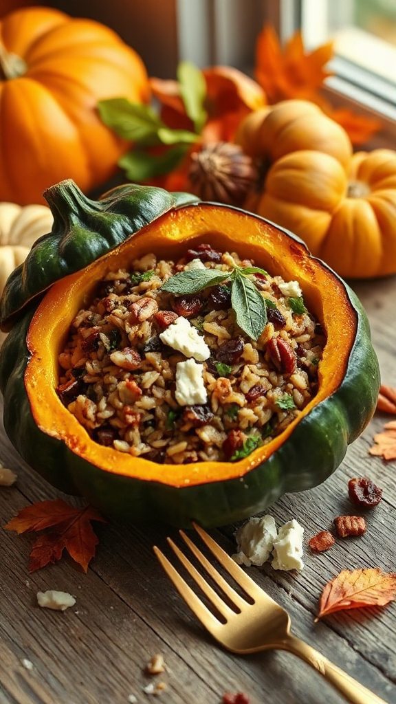 stuffed acorn squash recipe