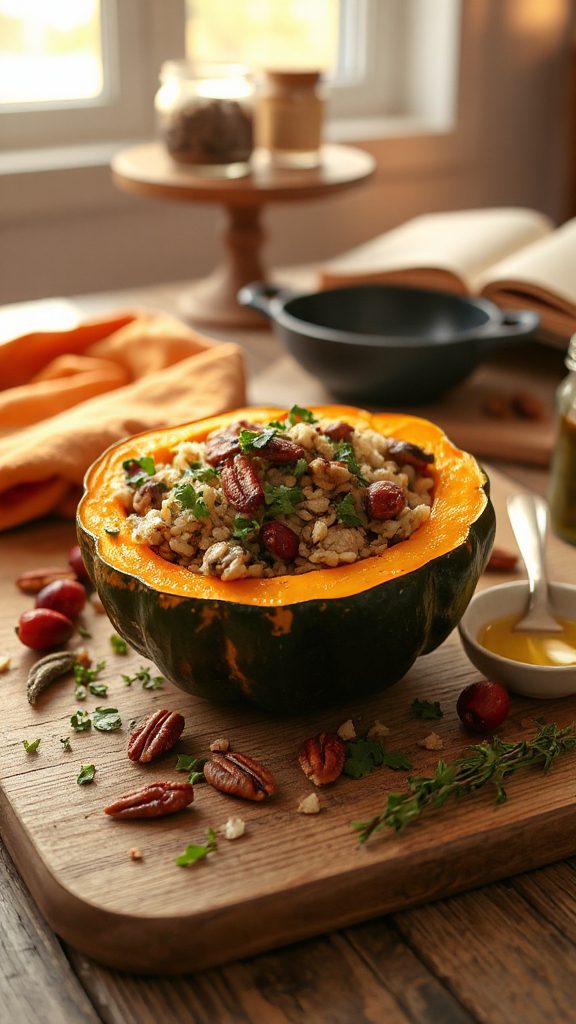 stuffed acorn squash recipe