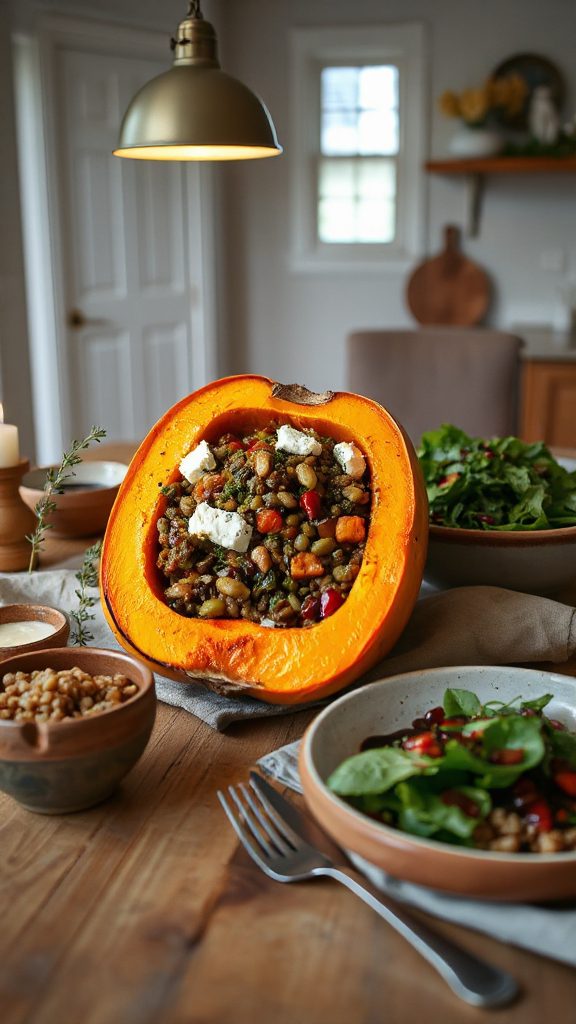 stuffed butternut squash delight stuffed butternut squash delight