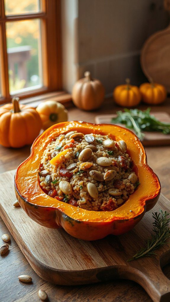 stuffed butternut squash recipe