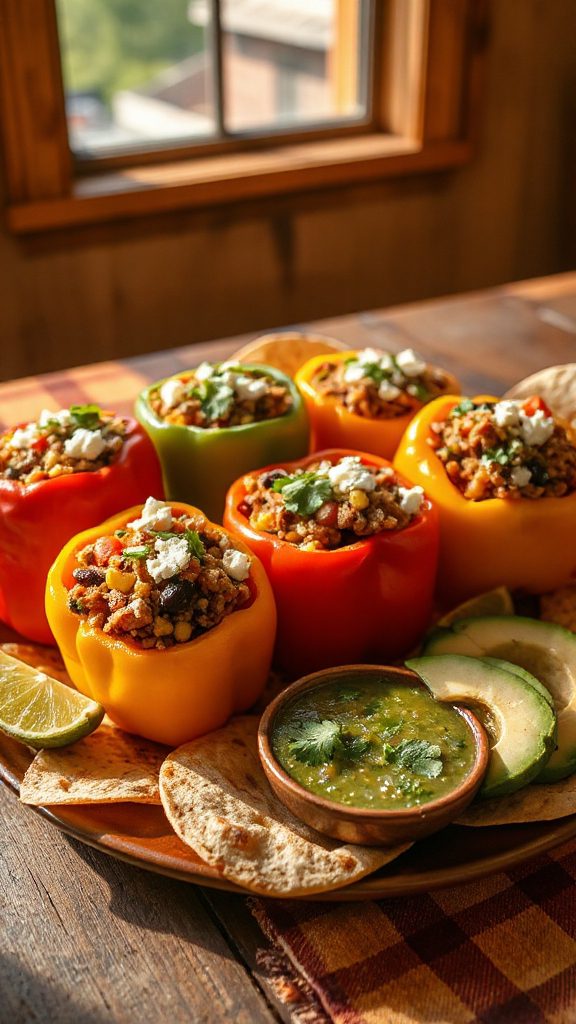 stuffed peppers tex mex style