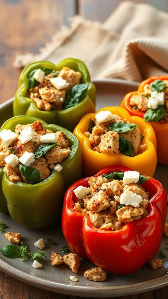 stuffed peppers with chicken