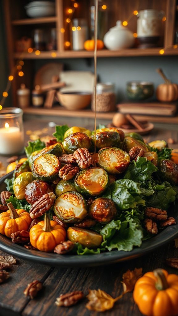 sweet and savory brussels sprouts